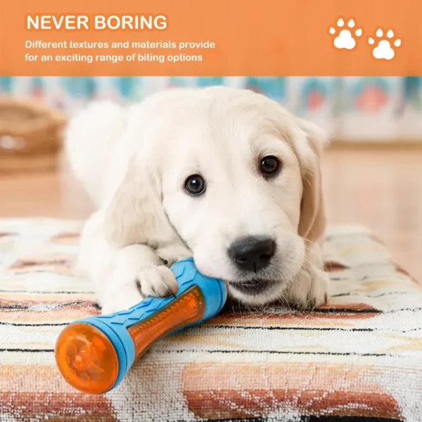 10001 Durable TPR Floating Dog Toy – Interactive Squeaky Chew for Water Play — product photo