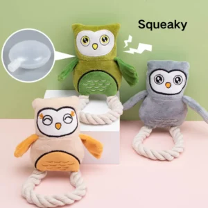 Squeaky sound feature of PU chicken chew toy for dogs