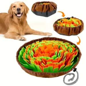 IQ Training Pet Snuffle Mat for Dogs and Cats – Interactive Feeding & Nose Work Training Pad