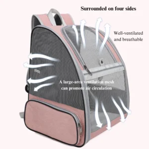 10002 Transparent cat backpack for city walks and commuting