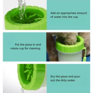 Portable Dog paw cleaner details