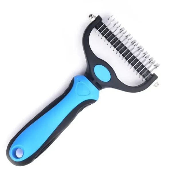 Wholesale Pet Dematting Comb – Stainless Steel Grooming Tool for Cats & Large Dogs