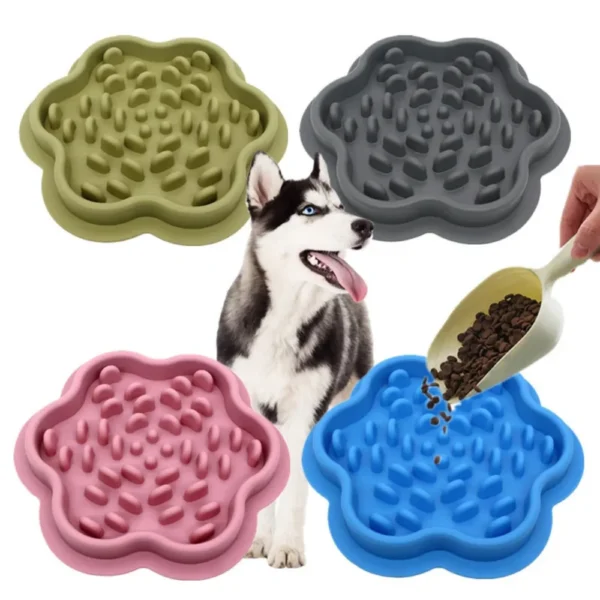 Wholesale Anti-Choking Silicone Pet Slow Feeder Bowl – Non-Slip, Fun Design for Dogs & Cats
