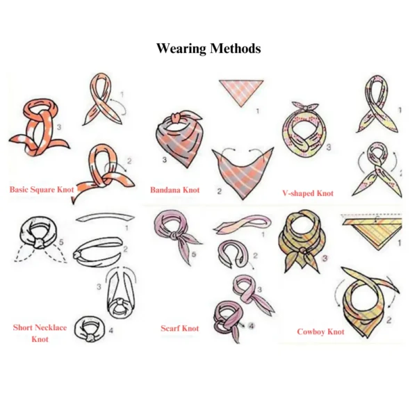 10003 How to tie a summer pet bandana – easy step-by-step guide for polyester printed scarves for dogs and cats