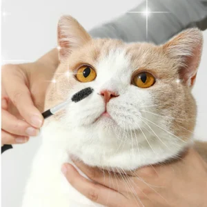 Double-Sided Metal Pet Tear Stain Remover Comb – Grooming Tool for Dogs & Cats