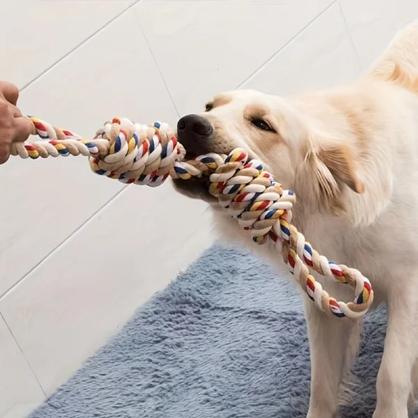 10004 Tough rope chew toy for dogs – promotes dental health and reduces plaque