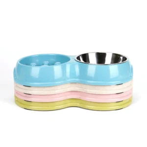 Eco-Friendly Wheat Straw Pet Bowl – Detachable & Non-Slip Base | Wholesale Supply