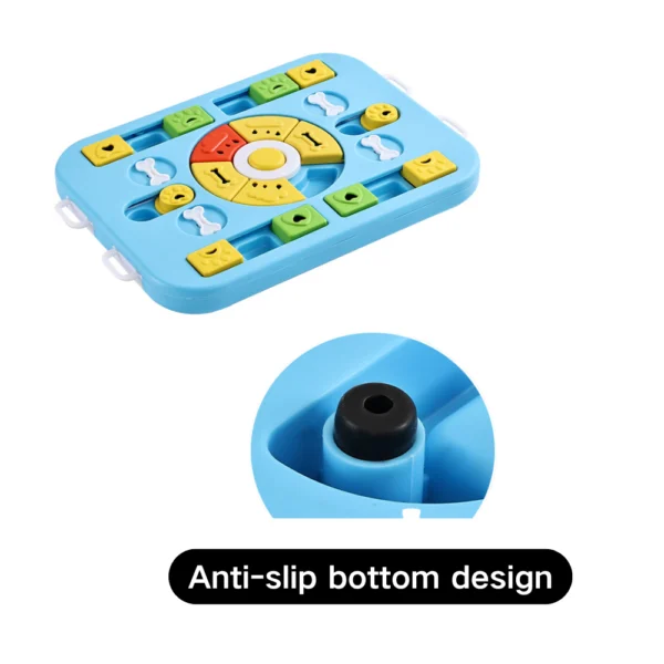 10004 Durable ABS plastic construction of interactive dog feeding toy