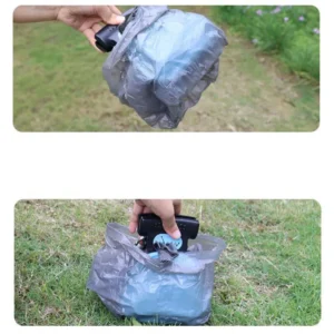 10005 One-hand operation poop scooper with spring-loaded design for easy waste pickup