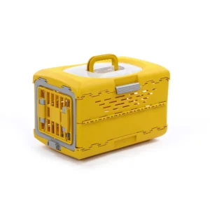 Collapsible Durable Hard-Sided Pet Crate Dog Carrier for Cats and Small Pets