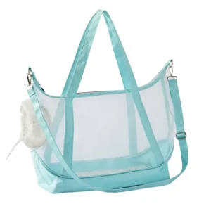 Foldable Transparent Mesh Pet Carrier Bag – Durable Nylon Travel Carrier for Cats & Dogs(MOQ 12)
