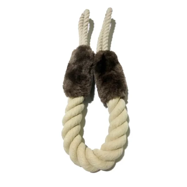 Wholesale thick cotton rope dog chew toy – durable rope tug toy for pets
