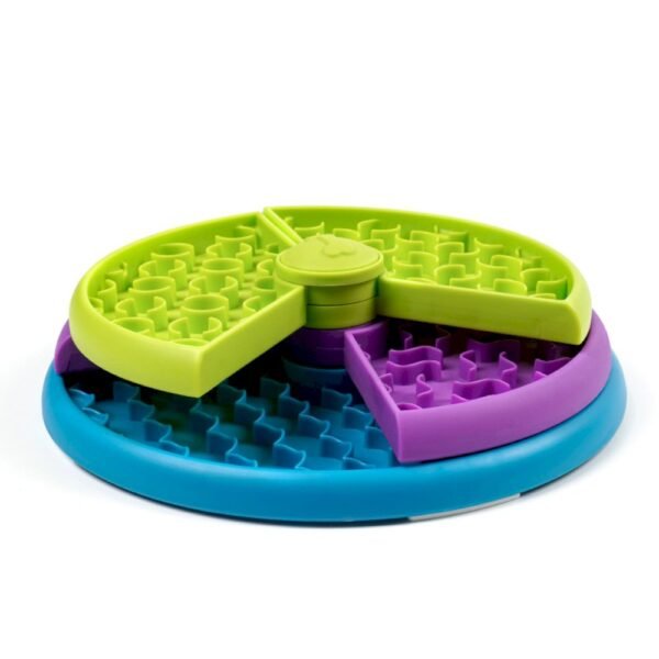 Three-Layer Rotating Pet IQ Slow Feeder Bowl for Dogs & Cats – Anti-Gulping Design  (MOQ 20)