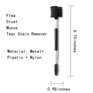 10005 Size chart of double-sided tear stain remover comb for pets