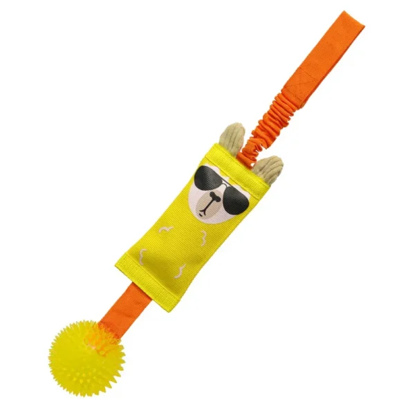 Durable Oxford & TPR Tug-of-War Squeaky Dog Toy for Wholesale(MOQ 16)