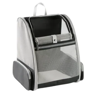 Transparent pet backpack with large capacity for cats and dogs – wholesale travel carrier