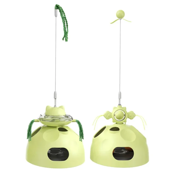10009 Green Interactive Cat Ball Track Toy with Teaser Wand – Bulk Supply for Pet Shops