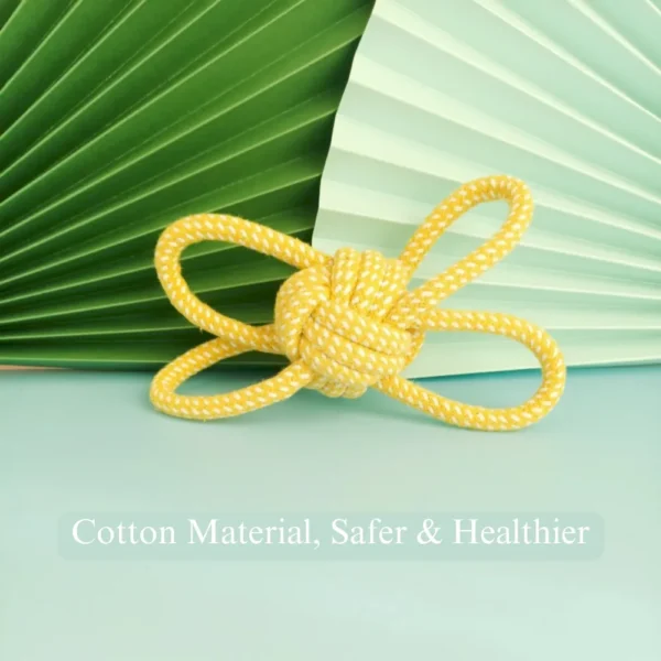 10009 Durable rope dog toy used for chewing and tug training
