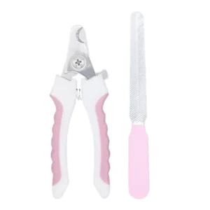 10011 Built-in large nail file included with pet nail clippers – smooths edges after trimming for cats and dogs
