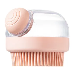 Soft Silicone Pet Bath & Massage Brush for Dogs and Cats – Gentle Shampoo Scrubber for Grooming