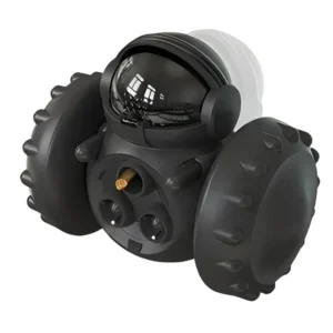 10012 Robot shaped pet toy dispenser in black color