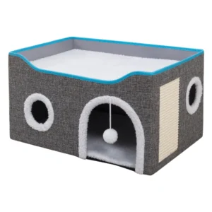 Wholesale Double-Layer Foldable Cat Bed – Cozy Indoor Pet Sleeping Nest for Retail Stores