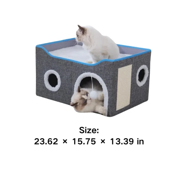 6acdd1a6af7f31cd536b429bc2dbb15c Size chart of wholesale foldable cat house with scratching board