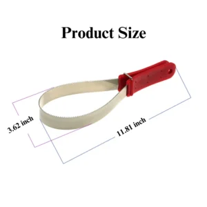 Dimensions of stainless steel horse grooming scratcher with handle
