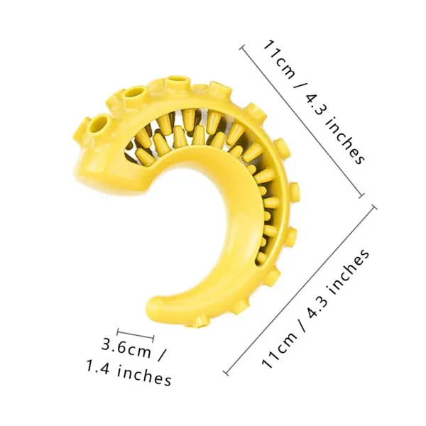 10001 Size chart of wholesale dog chew toys – octopus tentacle design treat dispenser dimensions