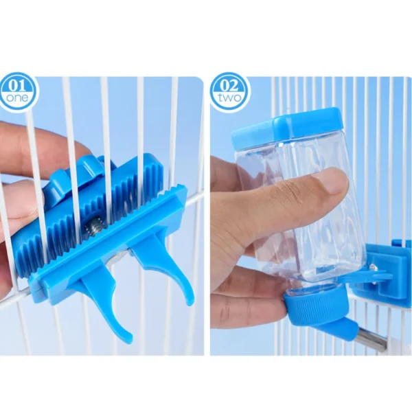10002 Easy-install bird water feeder showing no-drip spout and anti-leak design