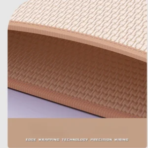 Close-up of durable sisal cat scratching mat texture eco-friendly wall protector