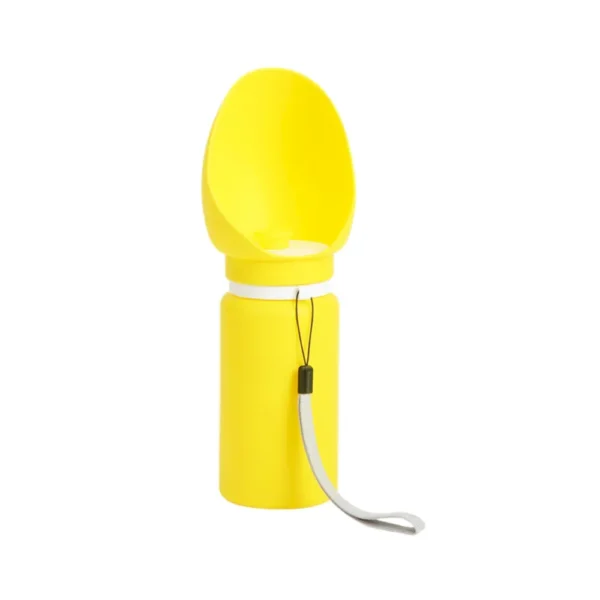 10003 Yellow leak-proof dog water bottle lightweight travel accessory