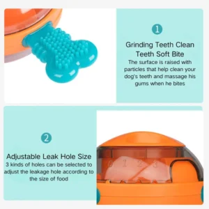 Wholesale dog toy with chewable rubber bones – treat dispensing and slow feeding function for active dogs