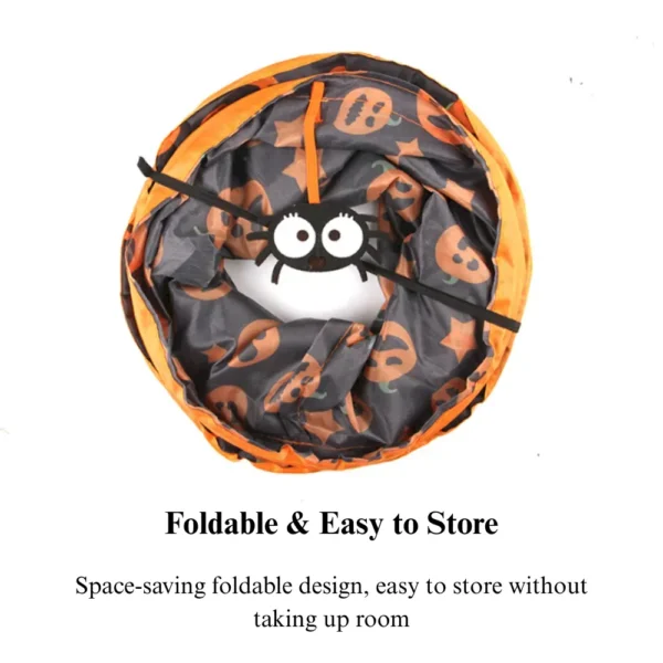 10003 Interactive foldable tunnel toy for cats chasing, hiding, and exercise