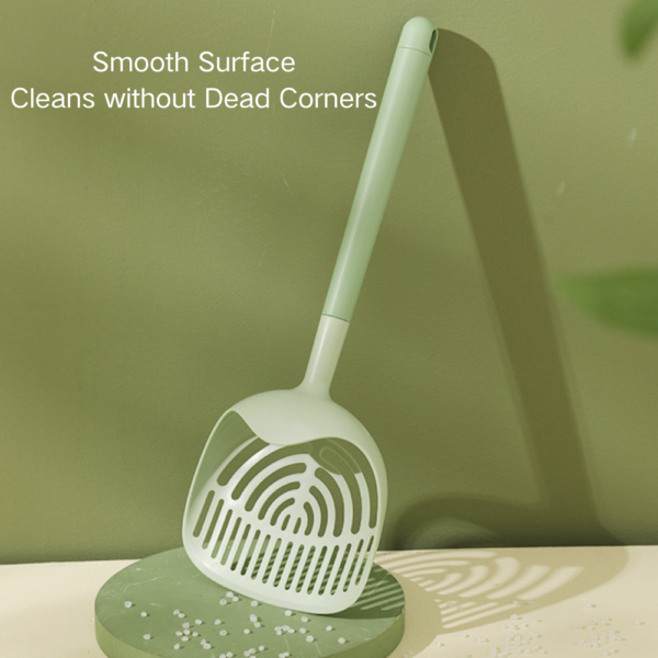 10004 Fine-hole cat litter scoop efficiently sifting clumps from litter