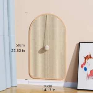10004 Cat scratching durable sisal mat wall-mounted furniture protector