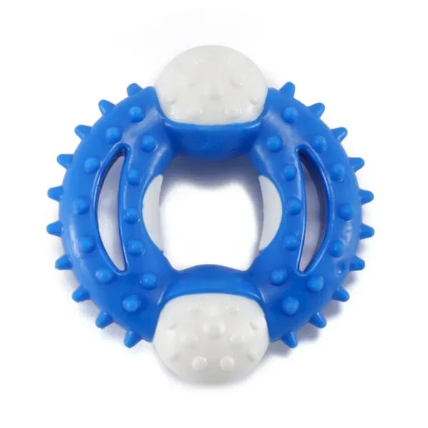 Wholesale Durable Nylon Circular Dog Chew Toy – Teeth Cleaning & Dental Care Pet Toy for Retailers