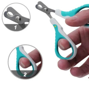 10004 Ergonomic safety grip pet nail clippers trimming cat nails – bulk grooming tool for pet shops