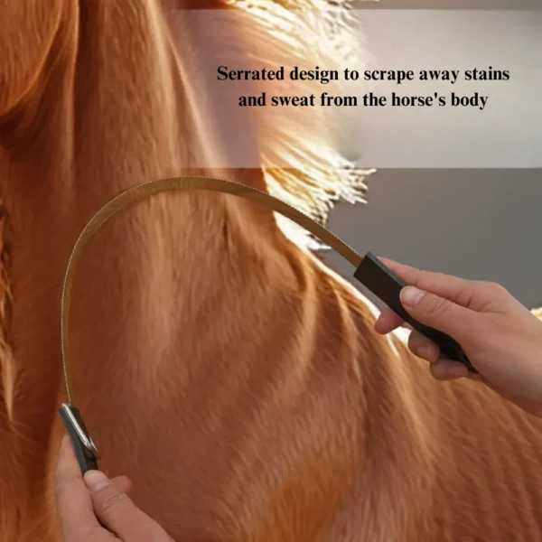 10005 Stainless steel shedding blade removing loose horse hair