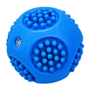Durable TPR Dog Chew Ball – Floating Squeaky Teething & Bouncy Toy for Pets