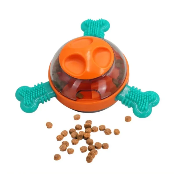 Wholesale Treat Dispensing Dog Toy with Chewable Rubber Bones – Interactive Slow Feeder | Bulk Pet Supplies