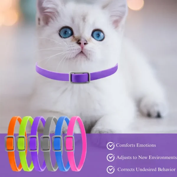 10007 Cat calming collar helps reduce excessive meowing, scratching, and marking behavior
