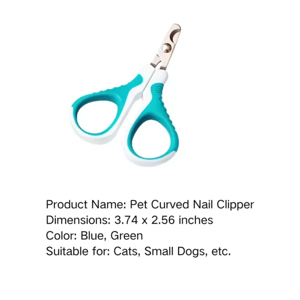 10007 Size chart of stainless steel cat and small dog nail clippers – wholesale pet grooming tools