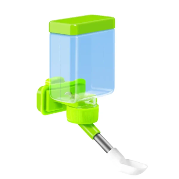 10008 Green bird water feeder hanging dispenser