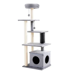 Wholesale Multi-Level Cat Tree Tower with Condo & Scratching Posts – Large Cat Activity Furniture for Pet Stores & Retailers (MOQ 20)