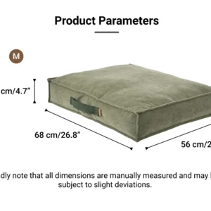 69593c48da04a4a7757ff53fa8da5eb6 Size chart of wholesale medium pet cushion bed with handle