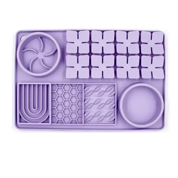 Wholesale Silicone Slow Feeder Lick Mat for Dogs and Cats – Non Slip Pet Food & Treat Mat for Anxiety Relief, Dental Health, Grooming & Training