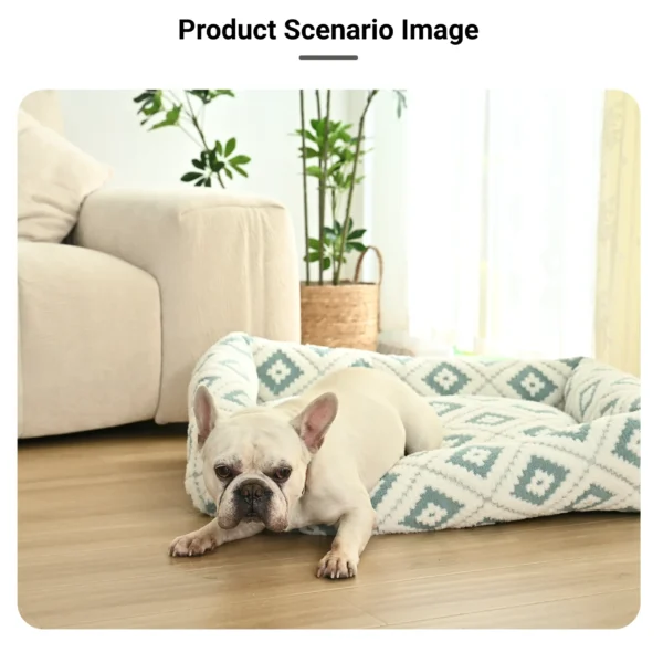 b8528c3a0ecae3ef81f550eaac9cd3b9 oft short plush dog and cat bed providing comfort and warmth – wholesale pet supplies
