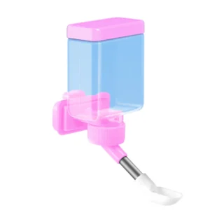 db1292bf690438ea1bc8fc7d1421b2c4 Pink bird water feeder hanging dispenser
