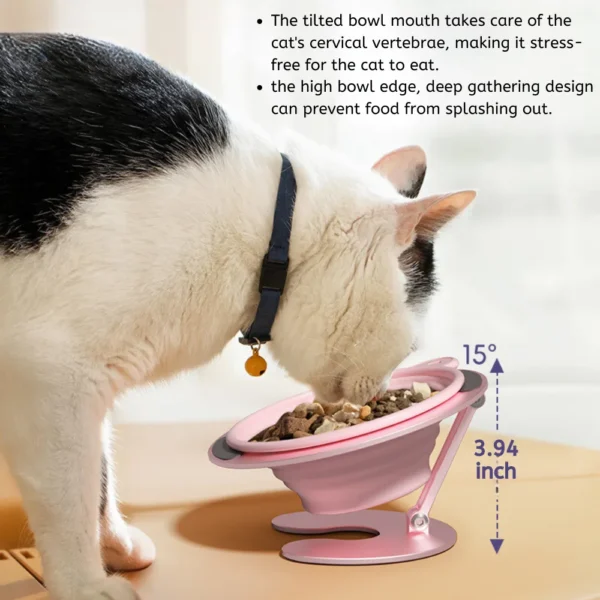 02fb554fea8dd6fe833c35cc87833dca Elevated tilted silicone dog bowl in use by pets – wholesale pet store supply